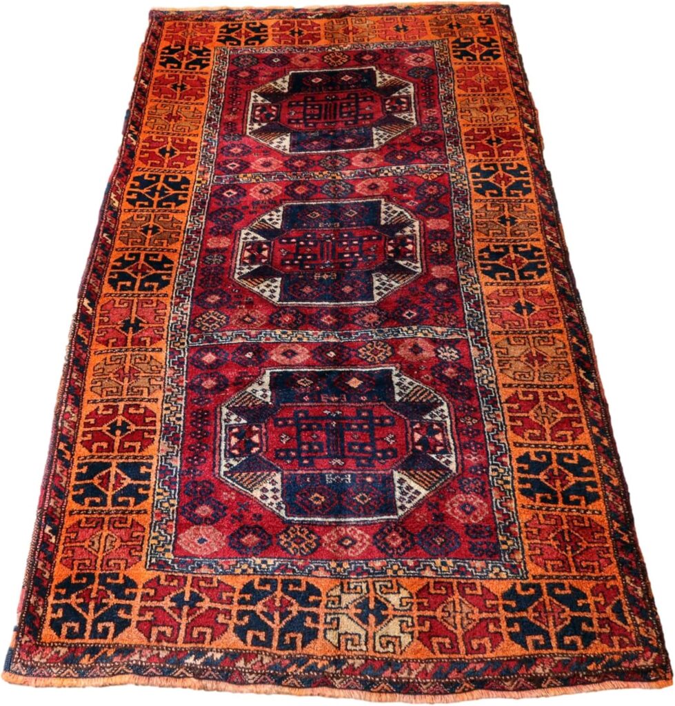 トライバルラグ 手織り絨毯