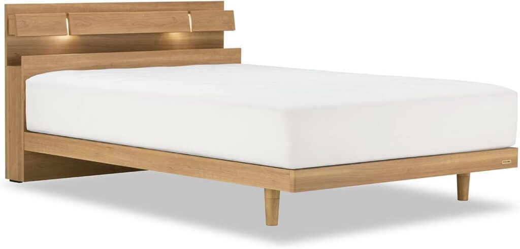 フランスベッド ベッドフレーム チェリー色 ダブル