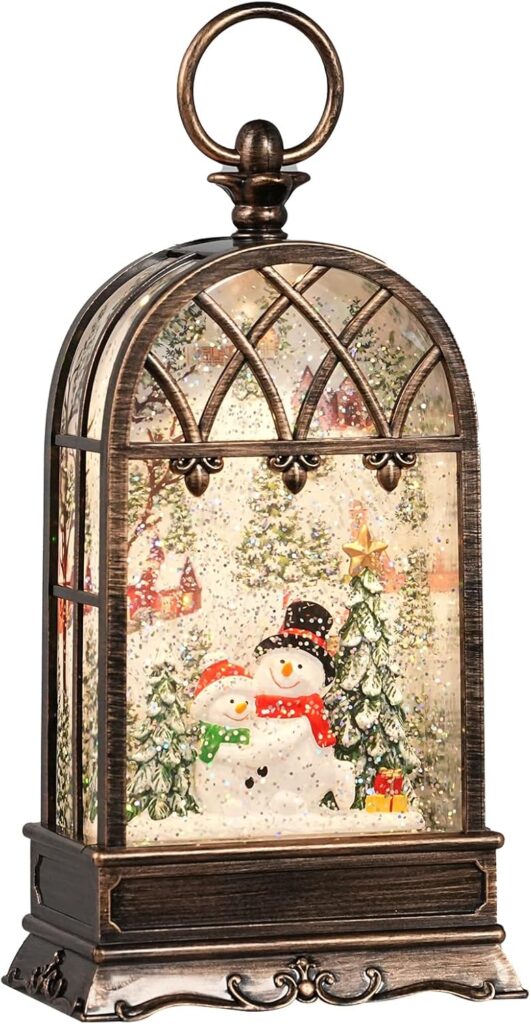 スノーグローブクリスマスとスノーマン