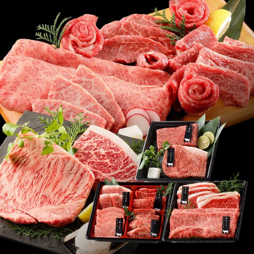 黒毛和牛 国産牛 8種 3段重 焼肉セット