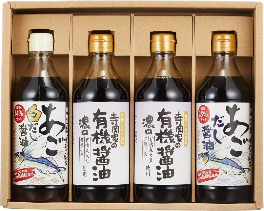 寺岡家の有機醤油 調味料詰合せ