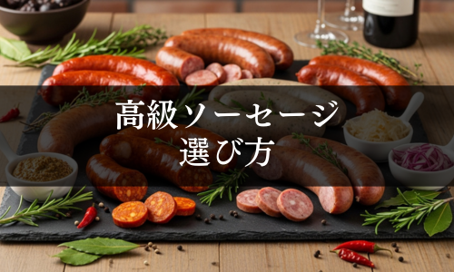 高級ソーセージの選び方