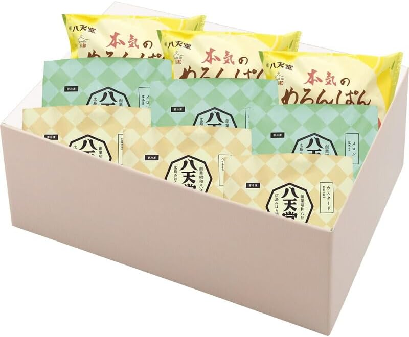 八天堂 メロンパン3種9個詰合せ