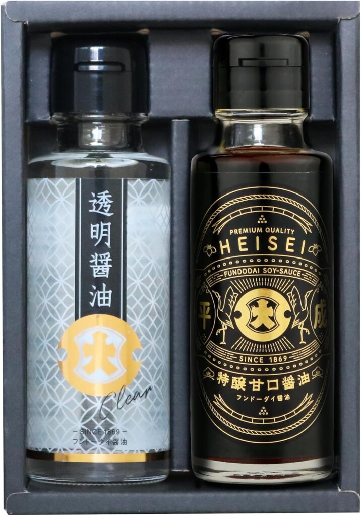 フンドーダイ 平成・透明醤油 2本詰め合わせ