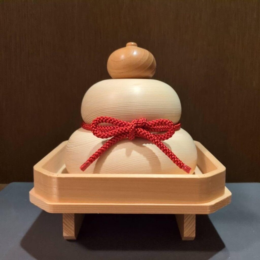 木製鏡餅 124 ヒバ製