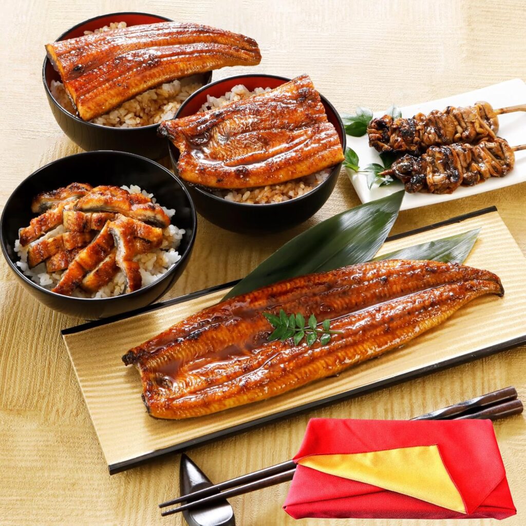 大五うなぎ工房 織物風呂敷包み 国産うなぎ 長蒲焼