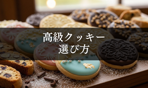高級クッキーの選び方