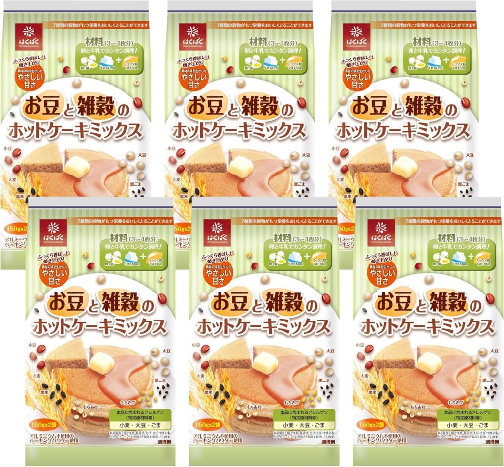 はくばく お豆と雑穀のホットケーキミックス