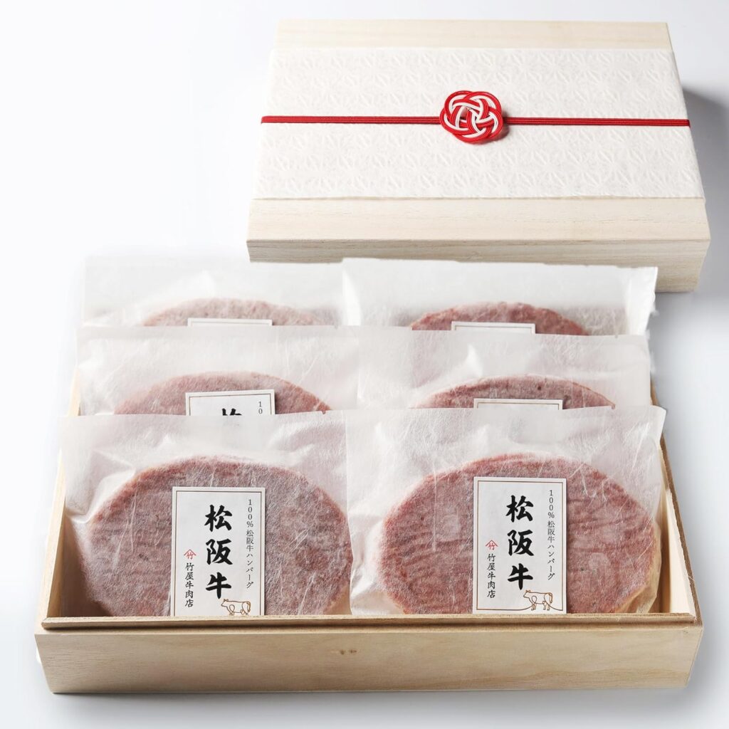 桐箱入 100% 松阪牛 ハンバーグ