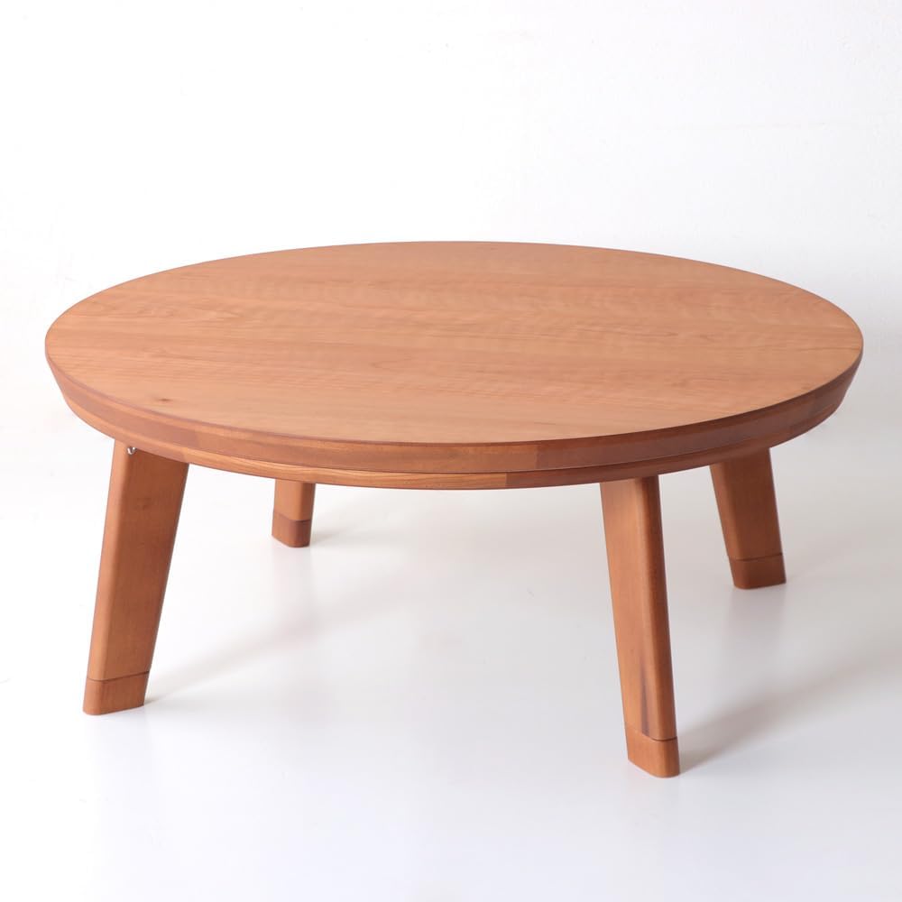 家具の里 (日本製) 家具調コタツ・こたつ 円形