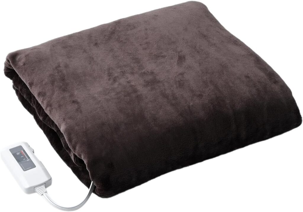 山善 電気毛布 掛け 敷き 兼用