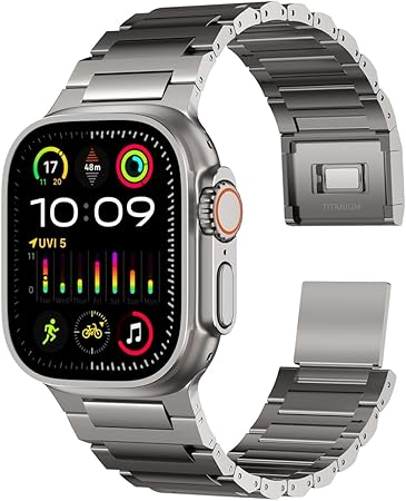 全チタン製 メタルバンド コンパチブル アップルウォッチ バンド