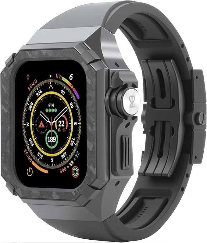 RACINGPREMIUM 49mm高級鋼製改ぞう腕時計ベルト+腕時計ケース