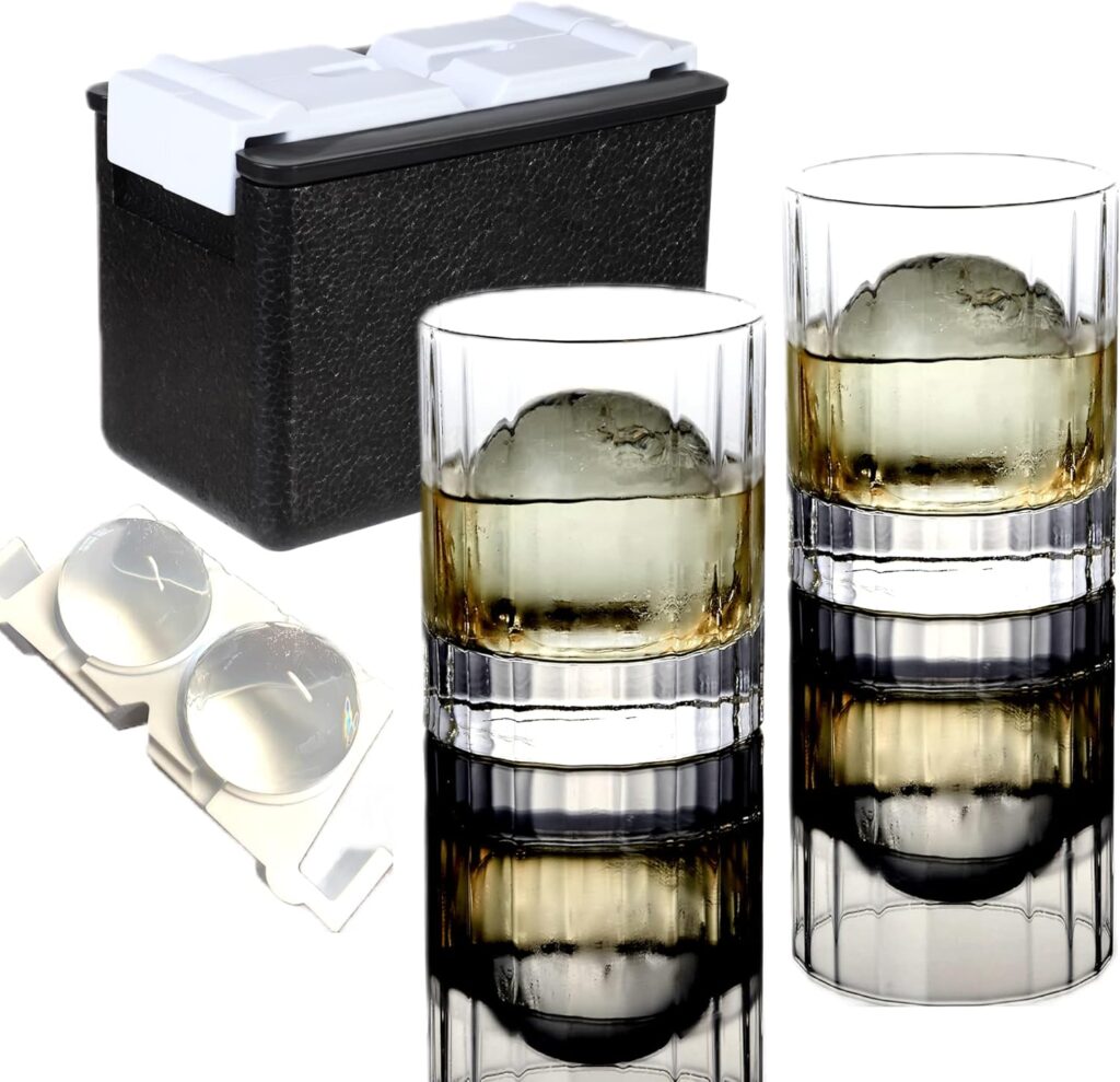 ロックグラス 丸氷 セット